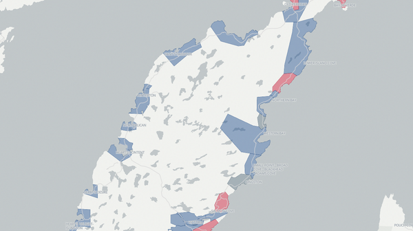 2025 Carbonear - Trinity - Bay de Verde poll map