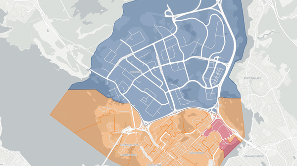 2021 Dartmouth North poll map