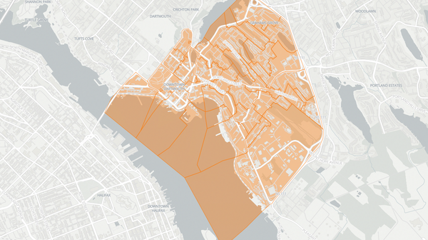 2021 Dartmouth South poll map