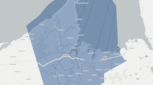 2021 Antigonish poll map