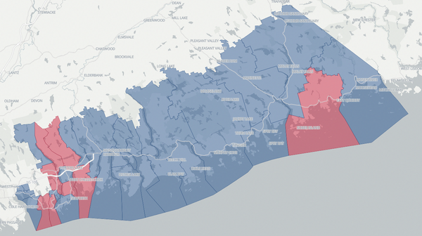 2021 Eastern Shore poll map
