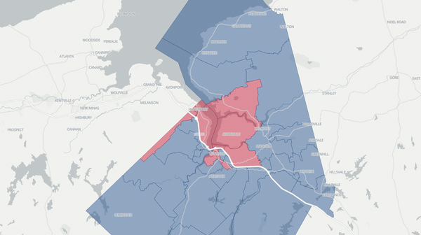 2021 Hants West poll map