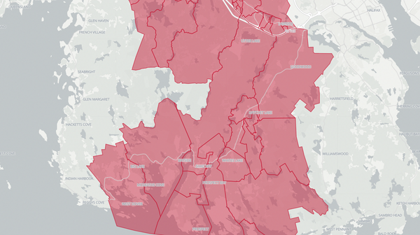 2021 Timberlea-Prospect poll map