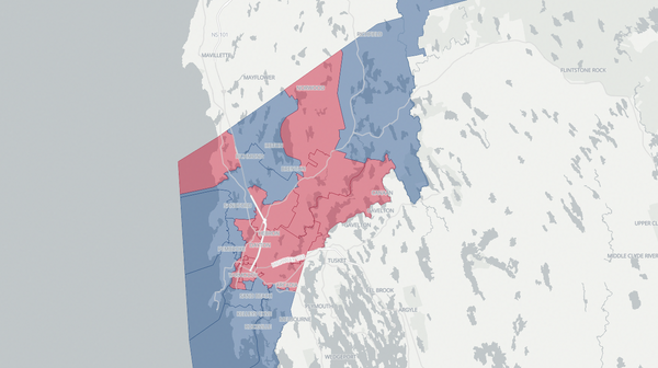 2021 Yarmouth poll map