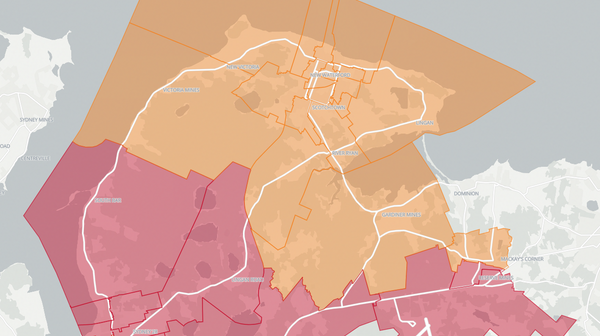 2021 Cape Breton Centre-Whitney Pier poll map