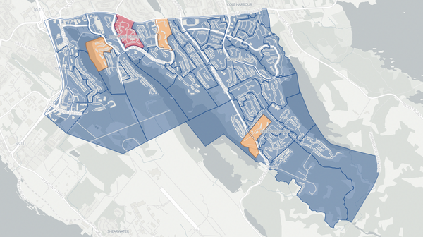 2024 Cole Harbour-Dartmouth poll map