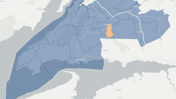 2024 Cumberland South poll map