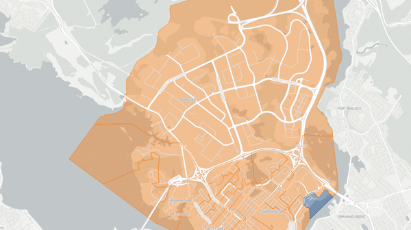 2024 Dartmouth North poll map