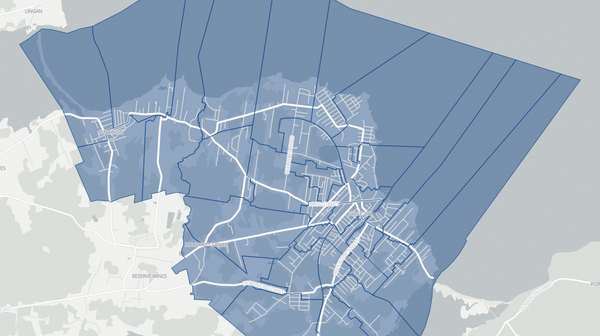 2024 Glace Bay-Dominion poll map