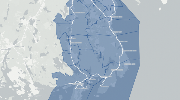 2024 Halifax Atlantic poll map