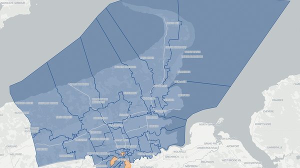 2024 Kings North poll map