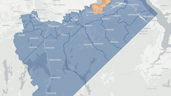 2024 Kings South poll map