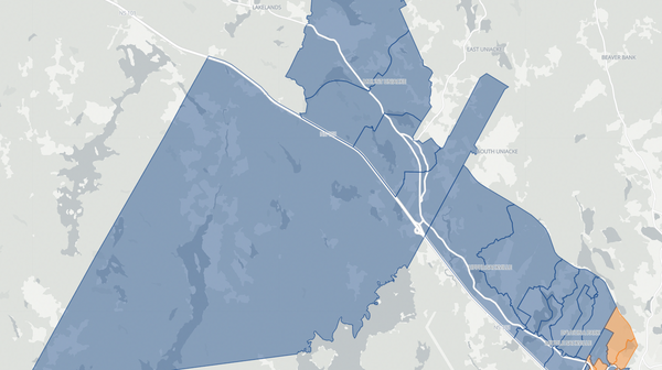 2024 Sackville-Uniacke poll map