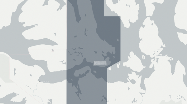 2025 Cambridge Bay poll map