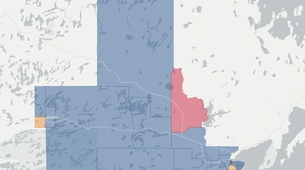 2025 Thunder Bay—Atikokan poll map