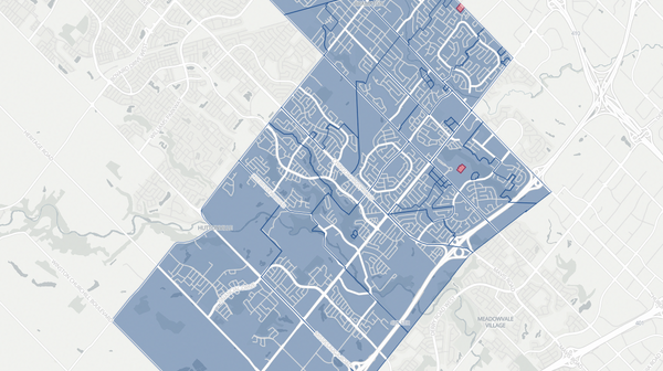 2025 Brampton South poll map