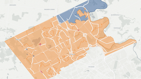 2025 Waterloo poll map