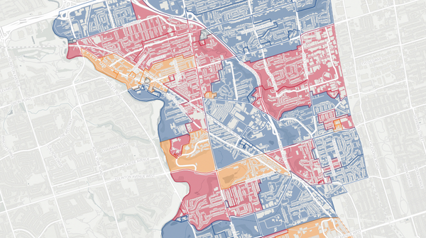 2025 York South—Weston poll map