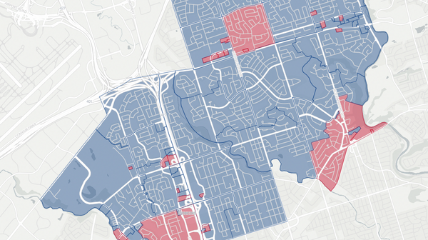 2025 Etobicoke Centre poll map
