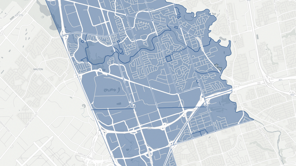 2025 Etobicoke North poll map