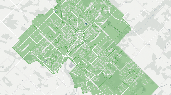 2025 Guelph poll map