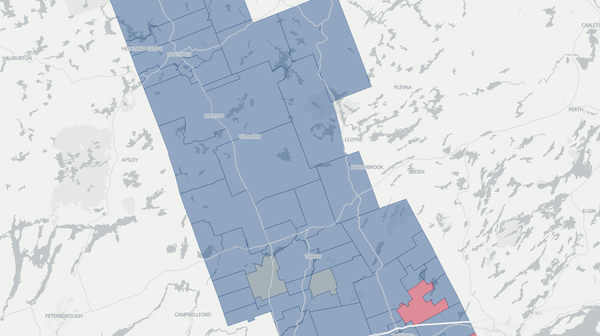 2025 Hastings—Lennox and Addington poll map