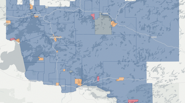 2025 Kenora—Rainy River poll map