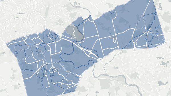2025 Kitchener South—Hespeler poll map