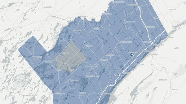 2025 Leeds—Grenville—Thousand Islands and Rideau Lakes poll map