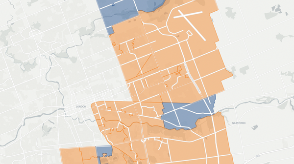 2025 London—Fanshawe poll map