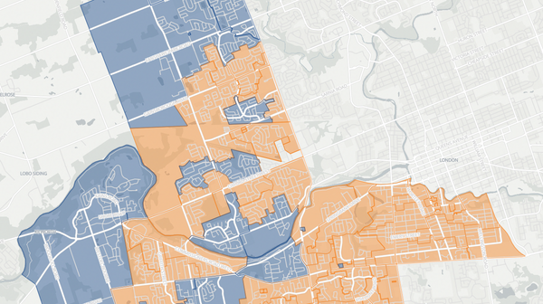 2025 London West poll map