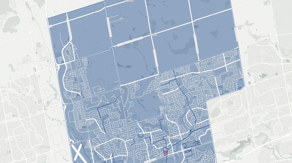 2025 Markham—Unionville poll map