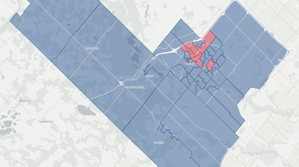 2025 Milton poll map