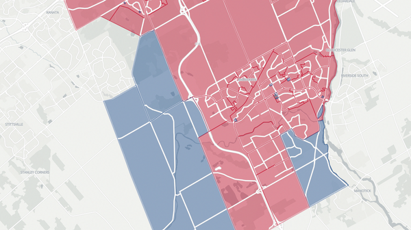 2025 Nepean poll map