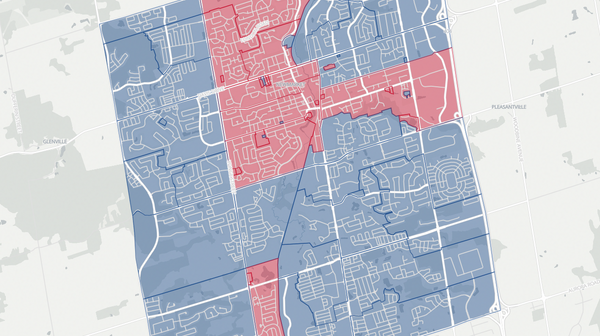 2025 Newmarket—Aurora poll map