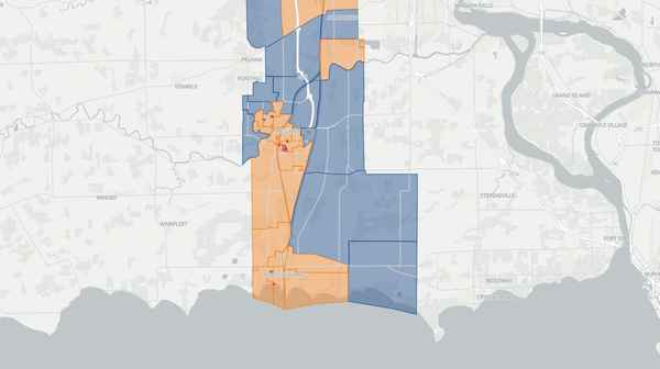 2025 Niagara Centre poll map