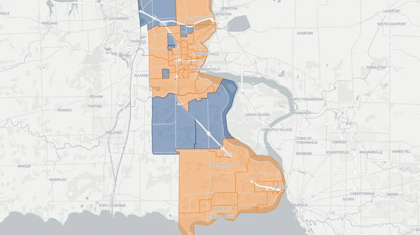 2025 Niagara Falls poll map