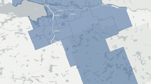 2025 Nipissing poll map
