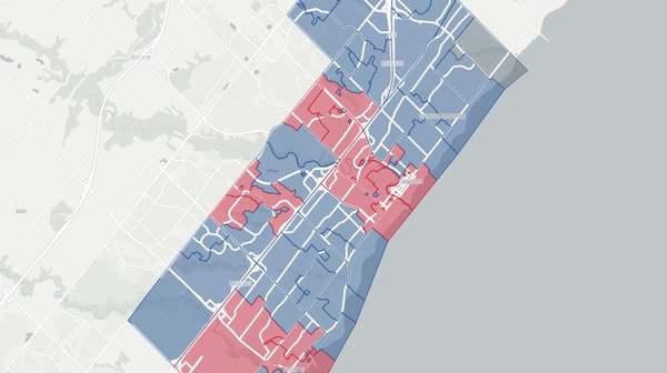 2025 Oakville poll map