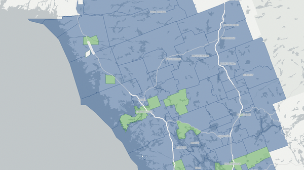 2025 Parry Sound—Muskoka poll map