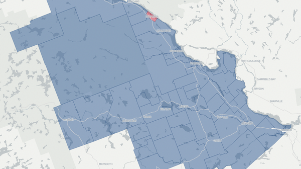 2025 Renfrew—Nipissing—Pembroke poll map