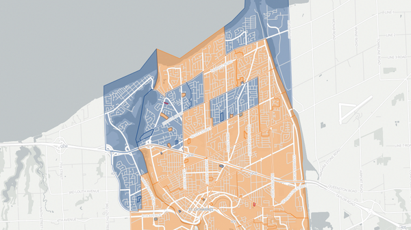 2025 St. Catharines poll map