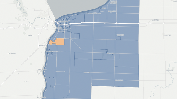 2025 Sarnia—Lambton poll map