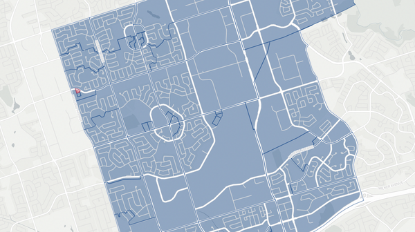 2025 Scarborough North poll map