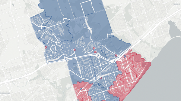 2025 Scarborough—Rouge Park poll map