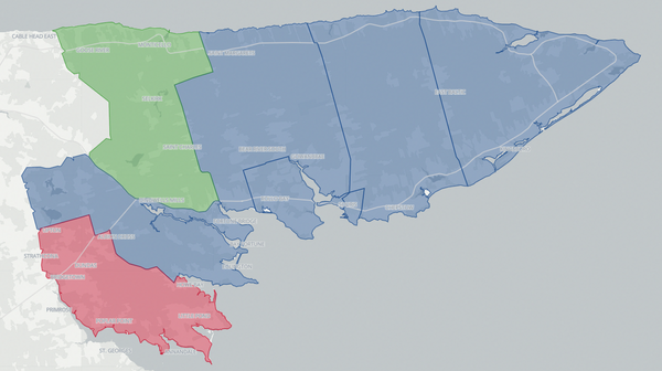 2019 Souris - Elmira poll map