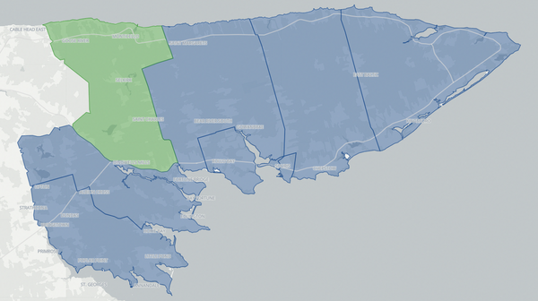 2023 Souris - Elmira poll map