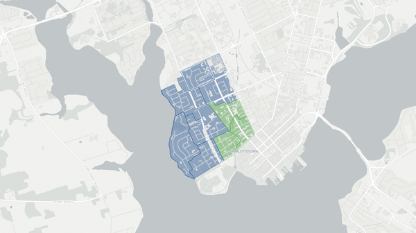 2023 Charlottetown - Brighton poll map