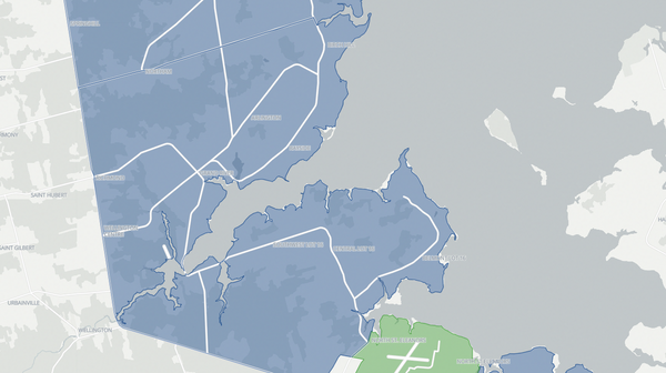 2023 Tyne Valley - Sherbrooke poll map