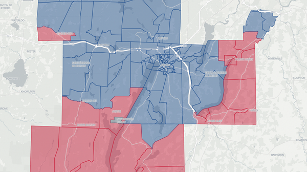 2018 Orford poll map